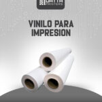 VINILO ADHESIVO IMPRESION BLANCO (Brillante/Mate)
