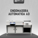 MAQUINA ENGOMADORA PLEGADORA  A3