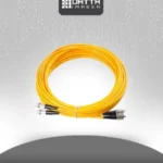 Cable de fibra óptica de doble núcleo de 6 m con cabezal redondo